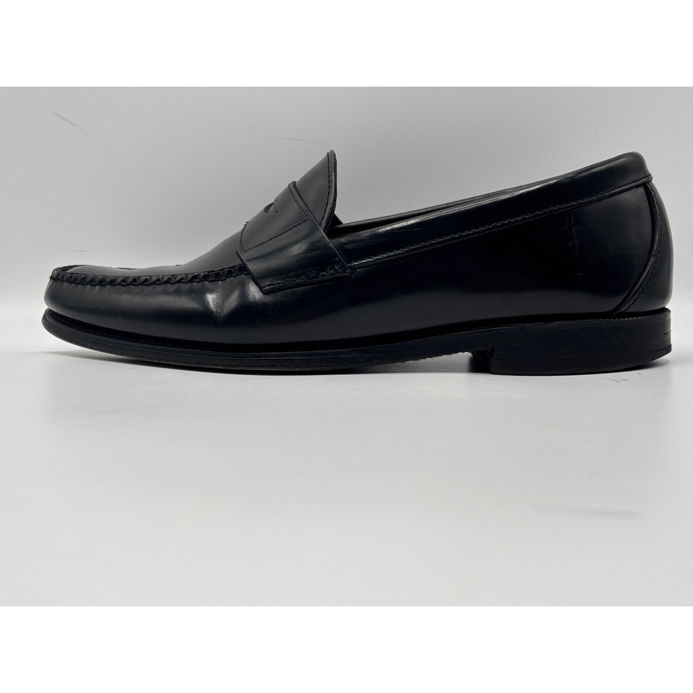Brooks Brothers Men's Black Leather Penny Loafers Slip-On Dress Shoes Size 10 - Picture 10 of 13